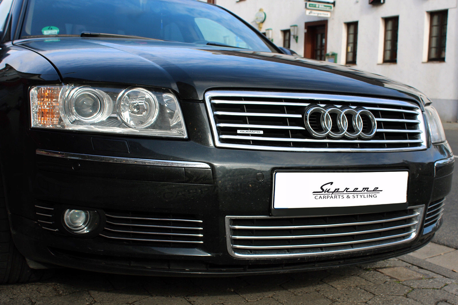 AUDI A8 D3 4E Listwy CHROM GRILL na atrapę Tuning