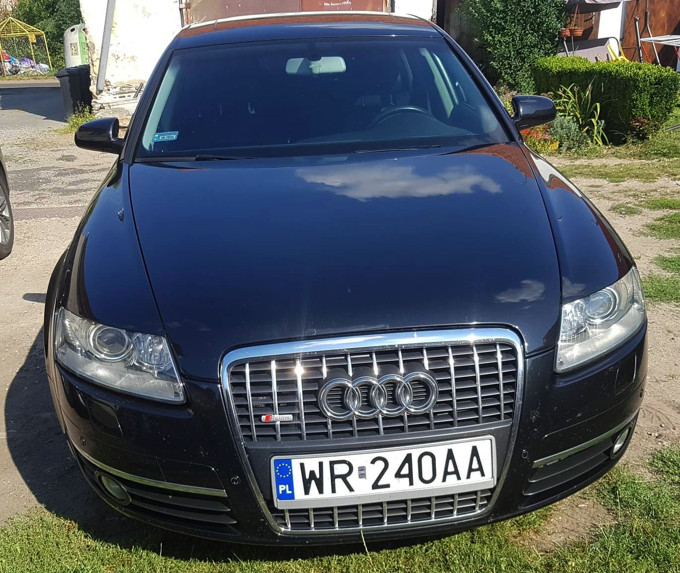 AUDI A6 C6 S-LINE Listwy CHROM GRILL atrapa TUNING