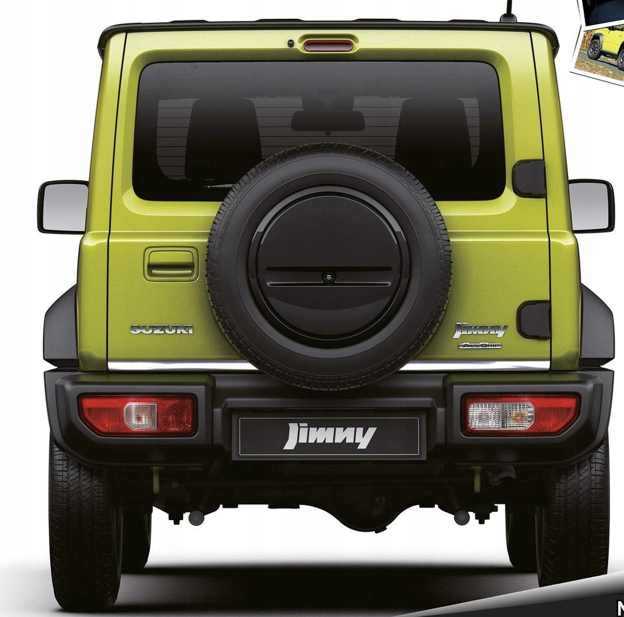 Chromowane listwy na Suzuki Jimny