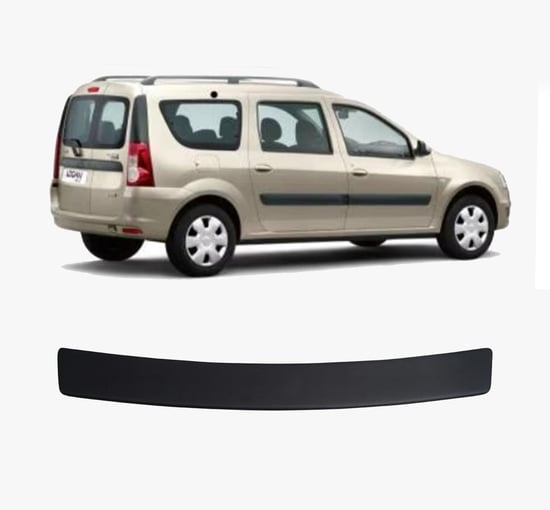 DACIA LOGAN MCV 2006 Listwa Nakładka na Zderzak Tylni Czarna ABS