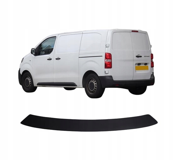 CITROEN DISPATCH 2016 LONG Listwa Nakładka na Zderzak Tylni Czarna ABS