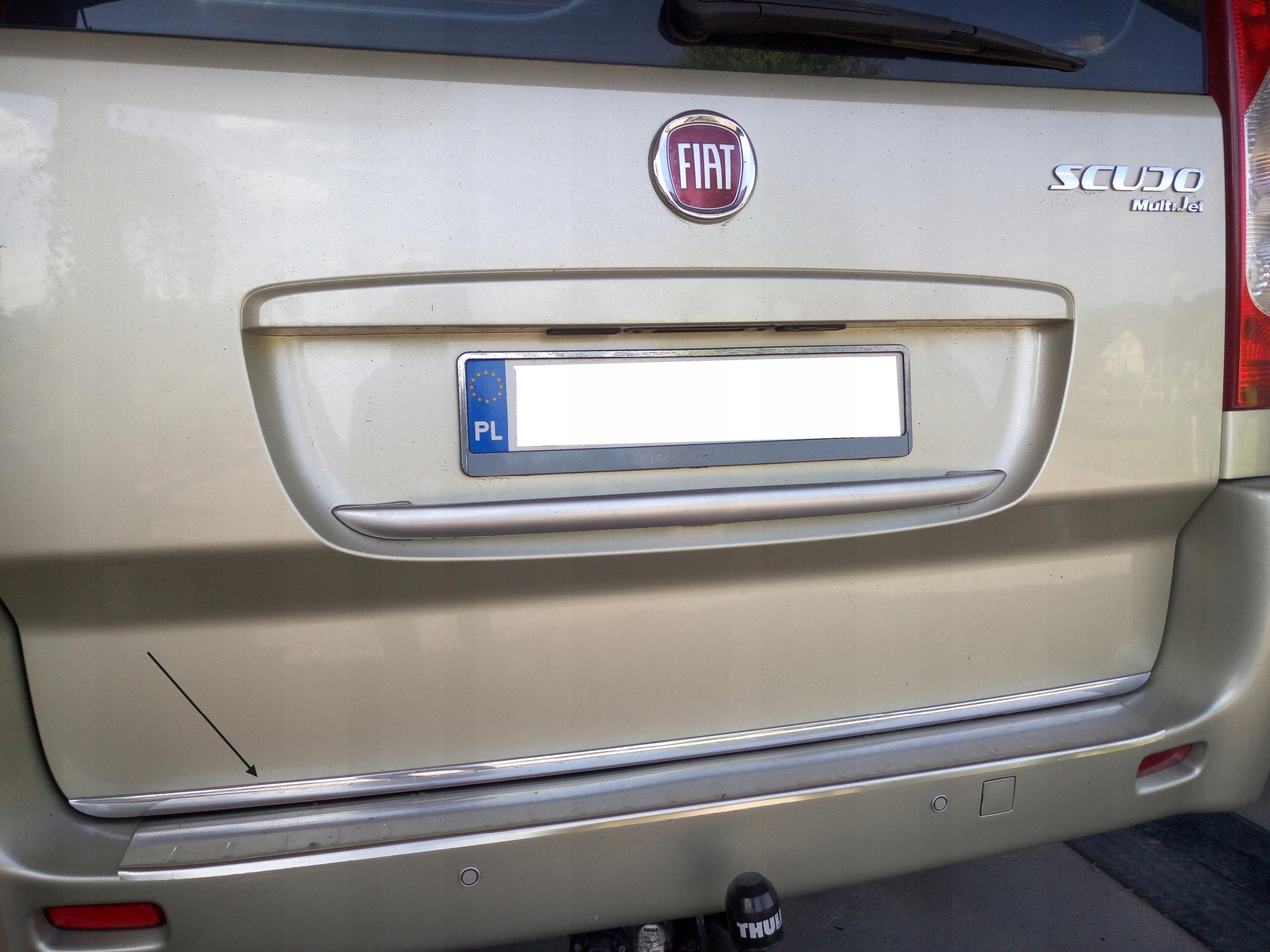 Citroen JUMPY - Listwa CHROM na Klapę Bagażnik Tył