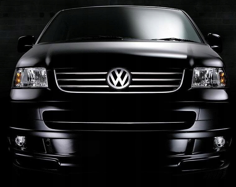 VW Caravelle T5 - Listwy CHROM GRILL atrapa Tuning