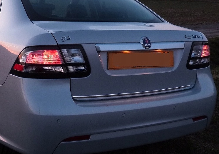 SAAB 9-3 II YS3F - LISTWA CHROM KLAPA na Klapę