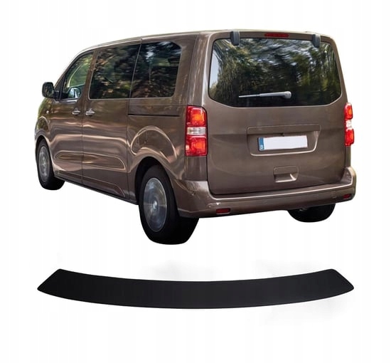 TOYOTA PROACE VERSO 2016 Listwa Nakładka na Zderzak Tylni Czarna ABS