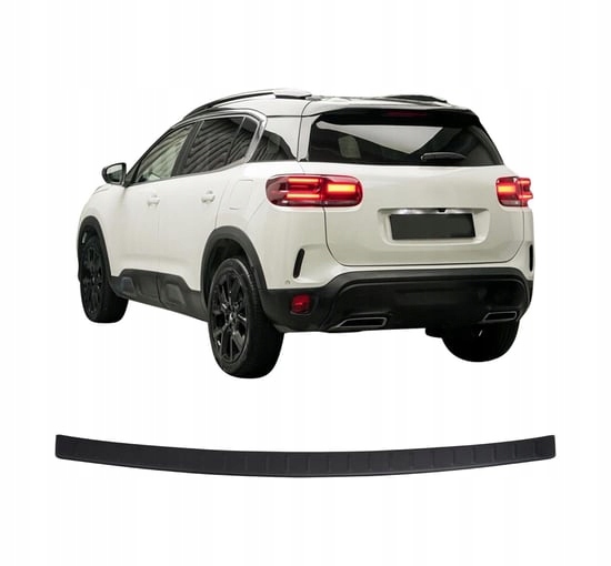 CITROEN C5 AIRCROSS 2019 Listwa Nakładka na Zderzak Tylni Czarna ABS