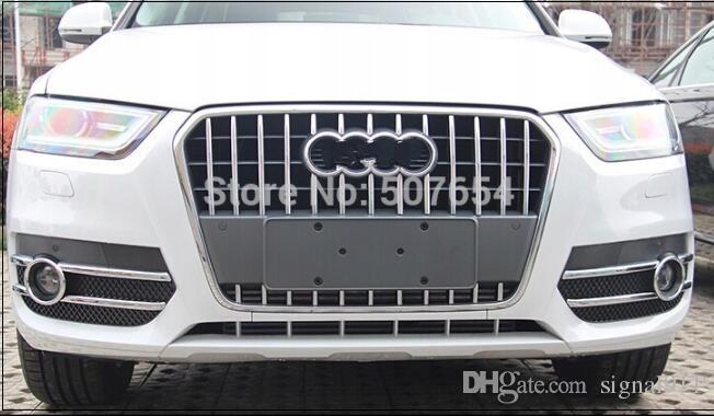AUDI Q3 - Listwy CHROM GRILL atrapa zderzak Tuning