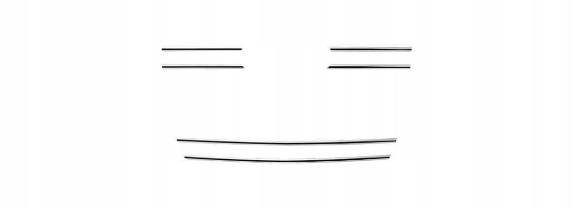 AUDI Q7 - LISTWY chromowane na GRILL CHROM Tuning