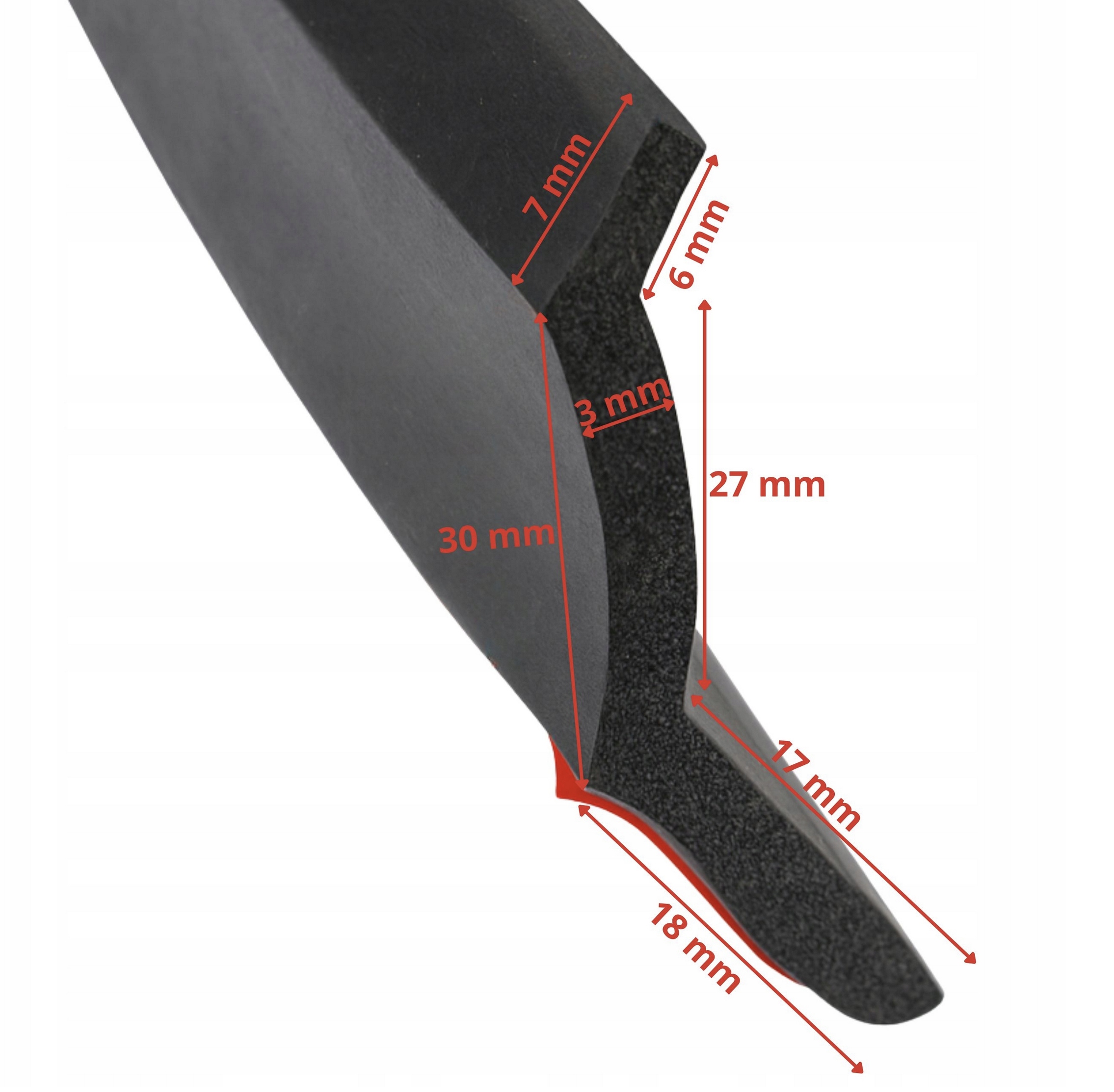 Opel Mokka P2JO Crossover 20-25 - Listwa Spojler Dokładka Zderzaka