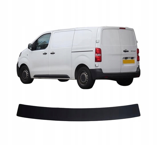 CITROEN DISPATCH 2016 Listwa Nakładka na Zderzak Tylni Czarna ABS