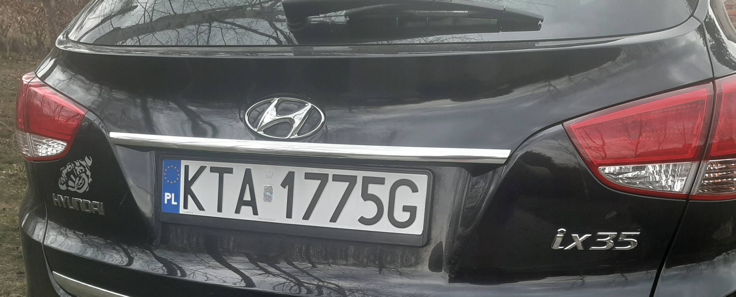 Lexus - LISTWA CHROM na Klapę nad tablice Chromowana Nakładka Tuning