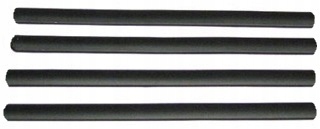 BMW M2, M3, M4, M5, M6, M8 - Komplet listew czarne zderzak Lis