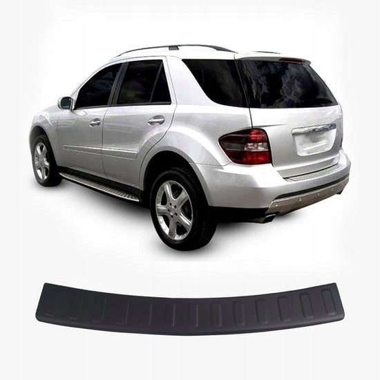 MB ML W164 2005-2011 Listwa Nakładka na Zderzak Tylni Czarna ABS