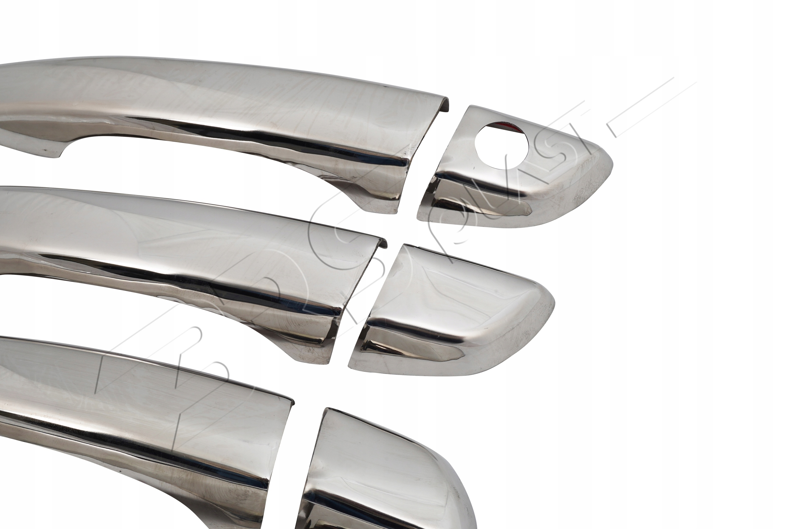 C MAX II MPV 2010 > - Nakładki na klamki CHROM STAL NIERDZEWNATuning Jakość