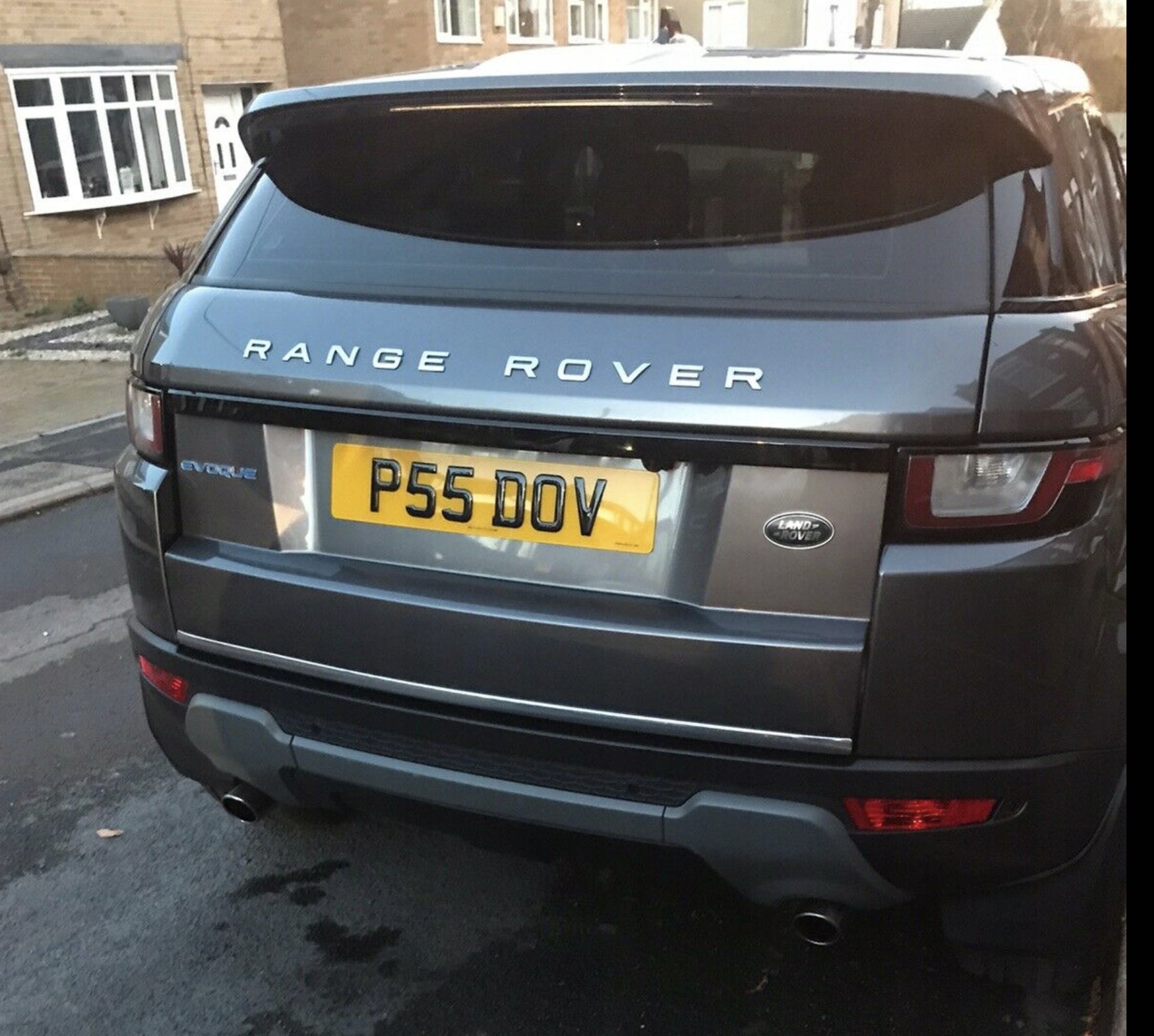 Range Rover Evoque - LISTWA CHROM na KLAPE Tuning