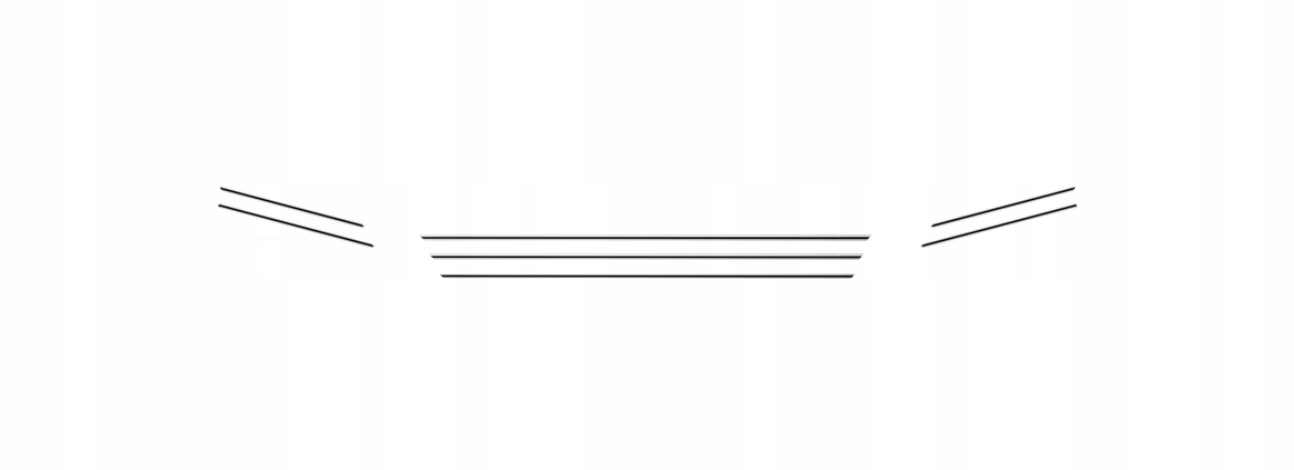 VW CADDY IV 4 - Listwy CHROM GRILL Zderzak Atrapa