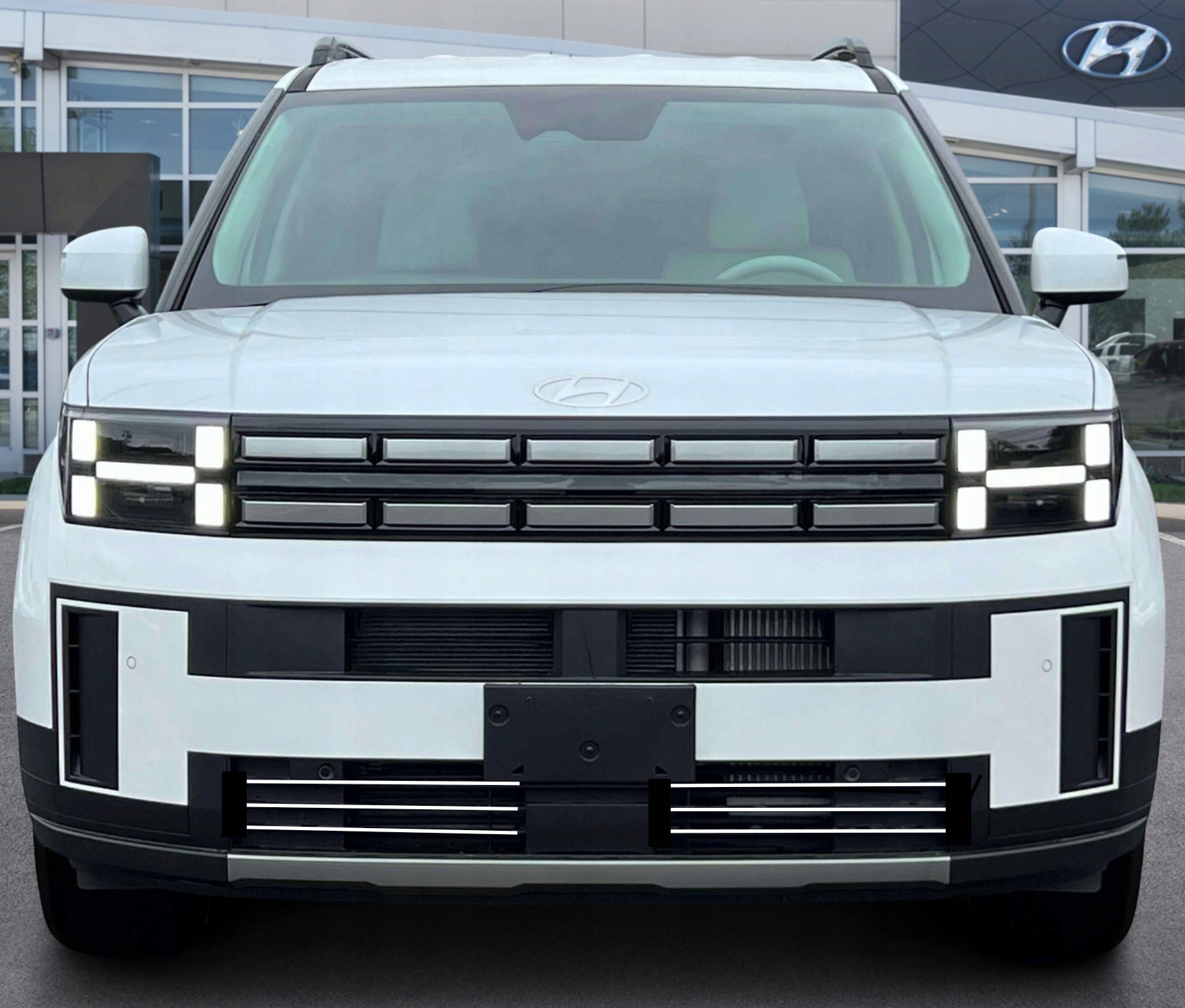 Listwy chrom na przedni dolny grill Hyundai Santa Fe V 2023+