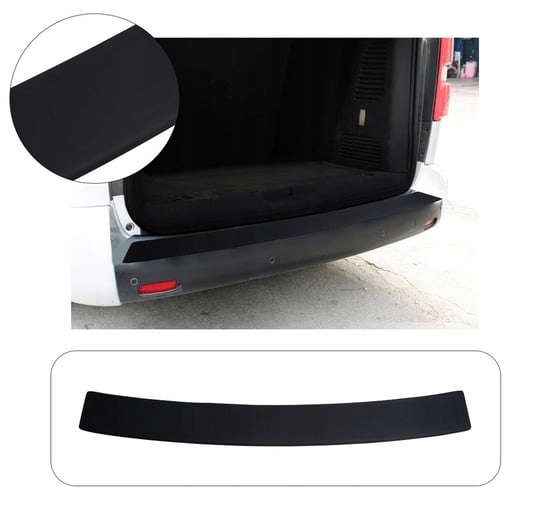 CITROEN JUMPY 2016 Listwa Nakładka na Zderzak Tylni Czarna ABS