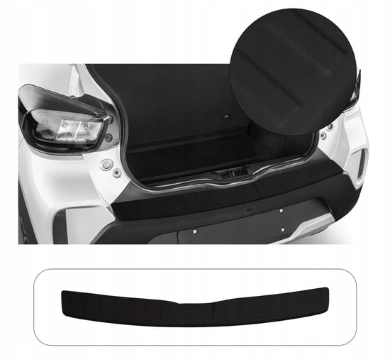 DACIA SPRING 2022 Listwa Nakładka na Zderzak Tylni Czarna ABS