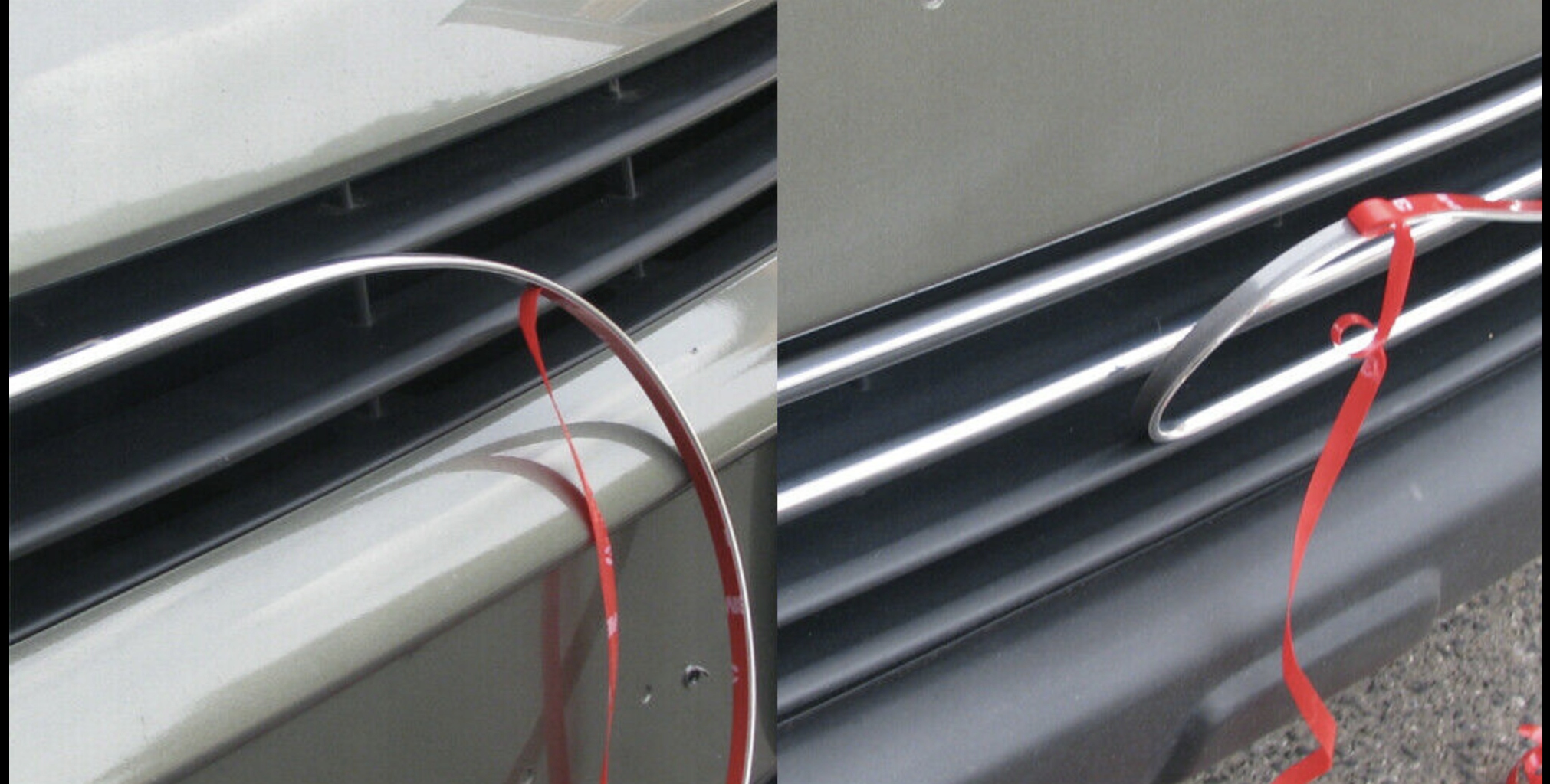 Toyota Aygo 2012-2014 - Listwy CHROM na Grill