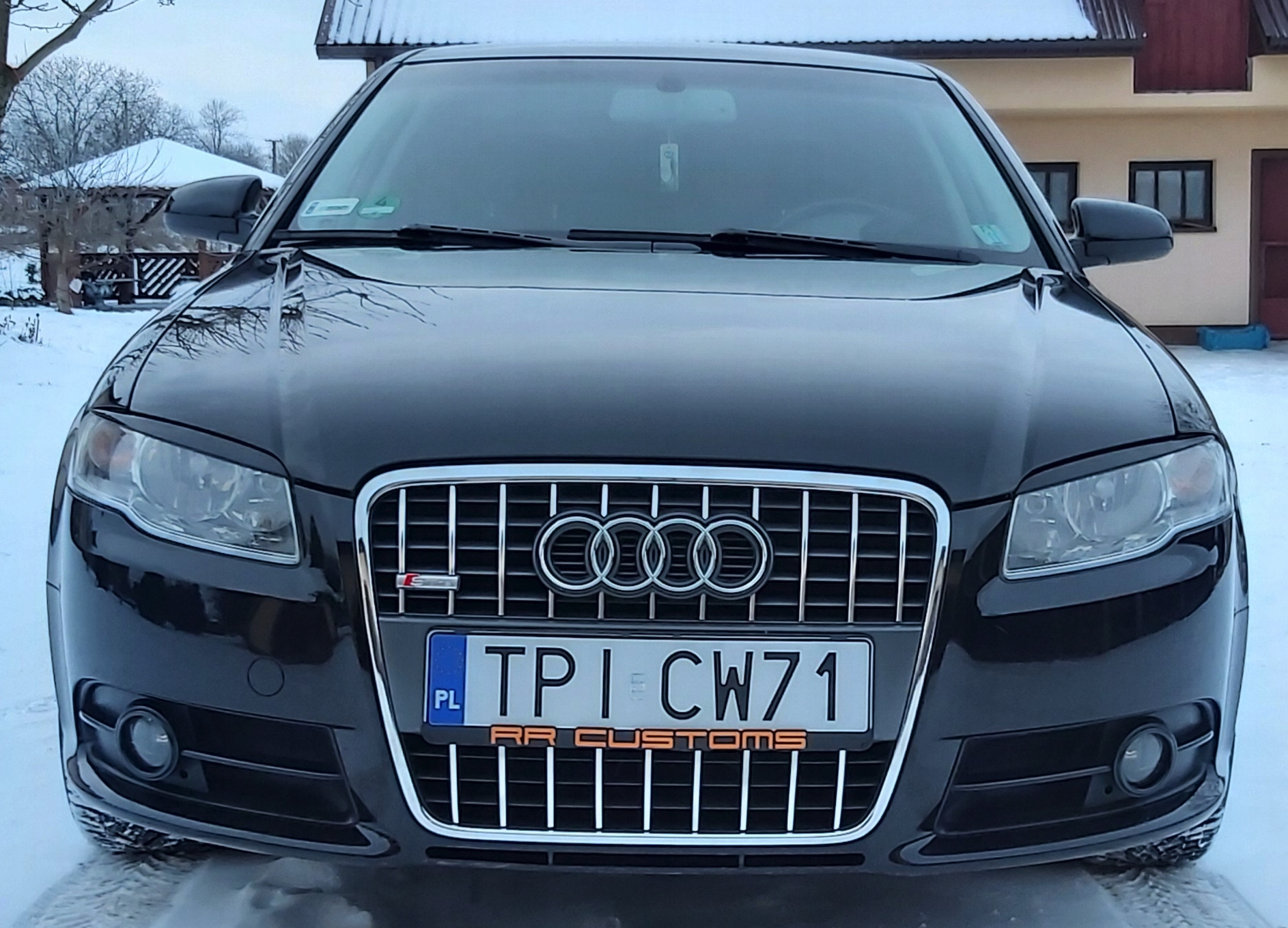 AUDI A4 B7 S-LINE Listwy CHROM GRILL atrapa TUNING