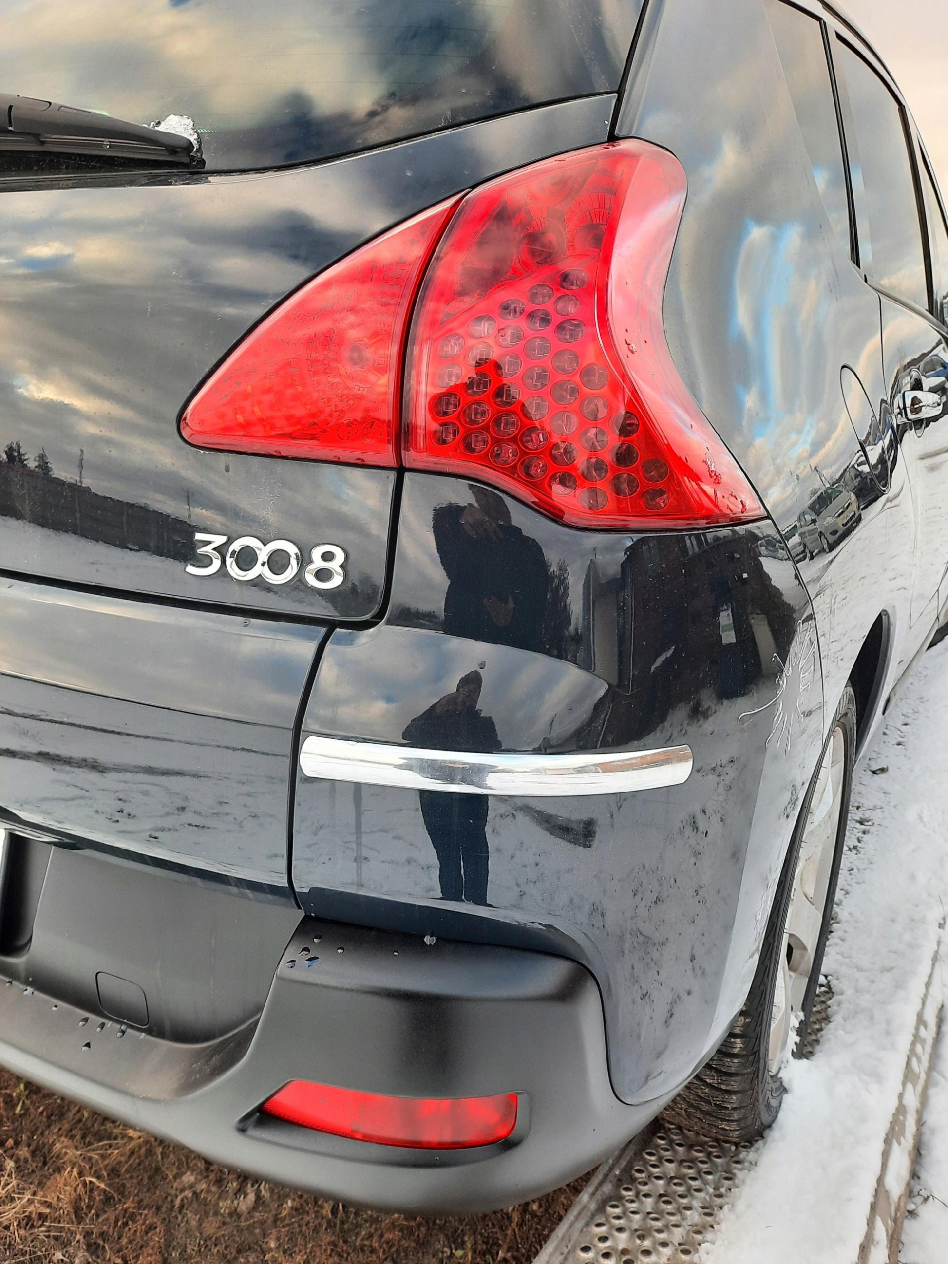 Peugeot 2008 II e-2008 20-25 - Listwy Odbojniki / Ochraniacz Zderzaka - CHR