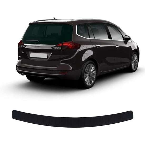 OPEL ZAFIRA C-TOURER 2011- 2017 Listwa Nakładka na Zderzak Tylni Czarna ABS