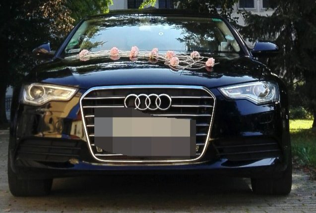 AUDI A6 C7 - Listwy CHROM na atrapę grill Tuning