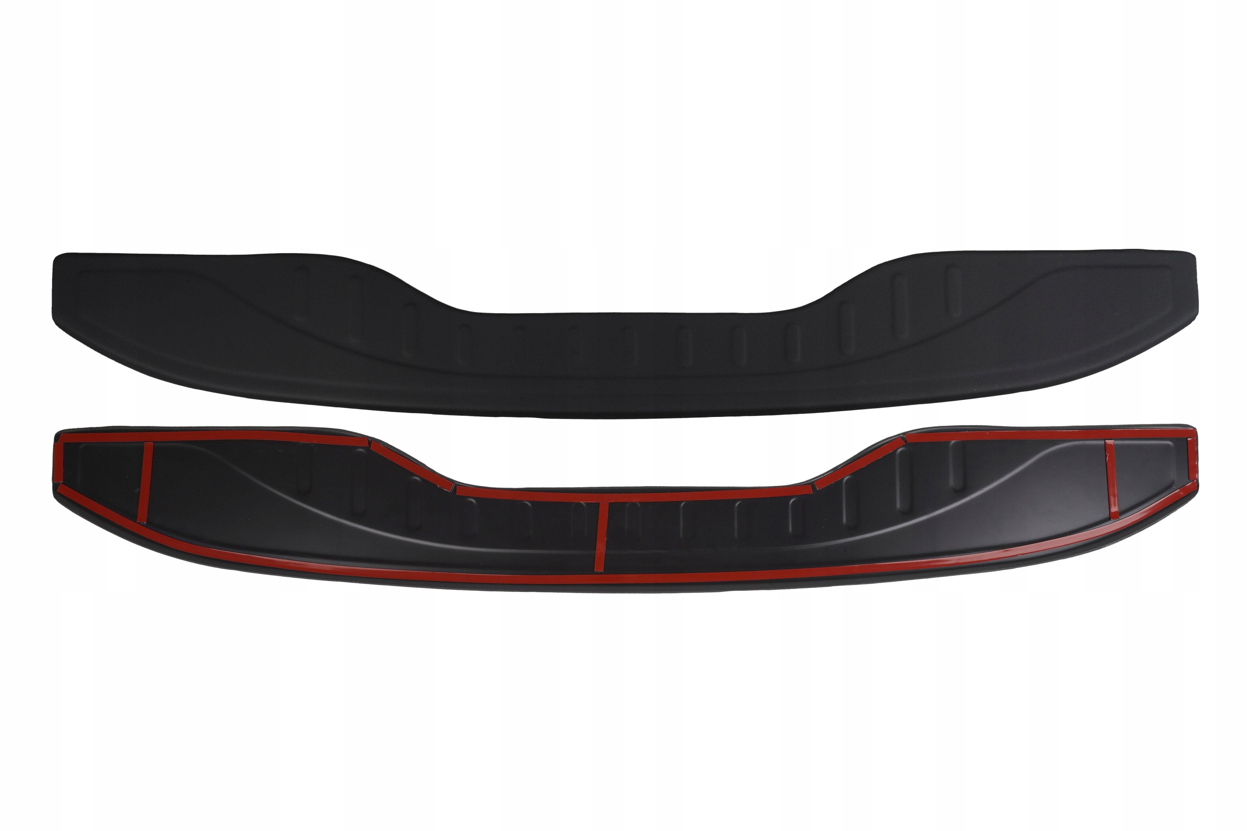 FORD S-MAX 2014 Listwa Nakładka na Zderzak Tylni Czarna ABS