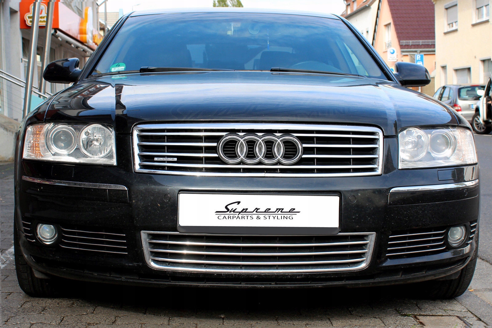 AUDI A8 D3 4E Listwy CHROM GRILL na atrapę Tuning