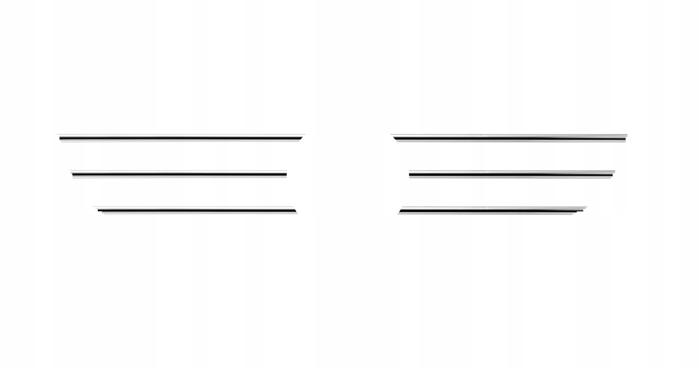 VW Caravelle T5 - Listwy CHROM GRILL atrapa Tuning