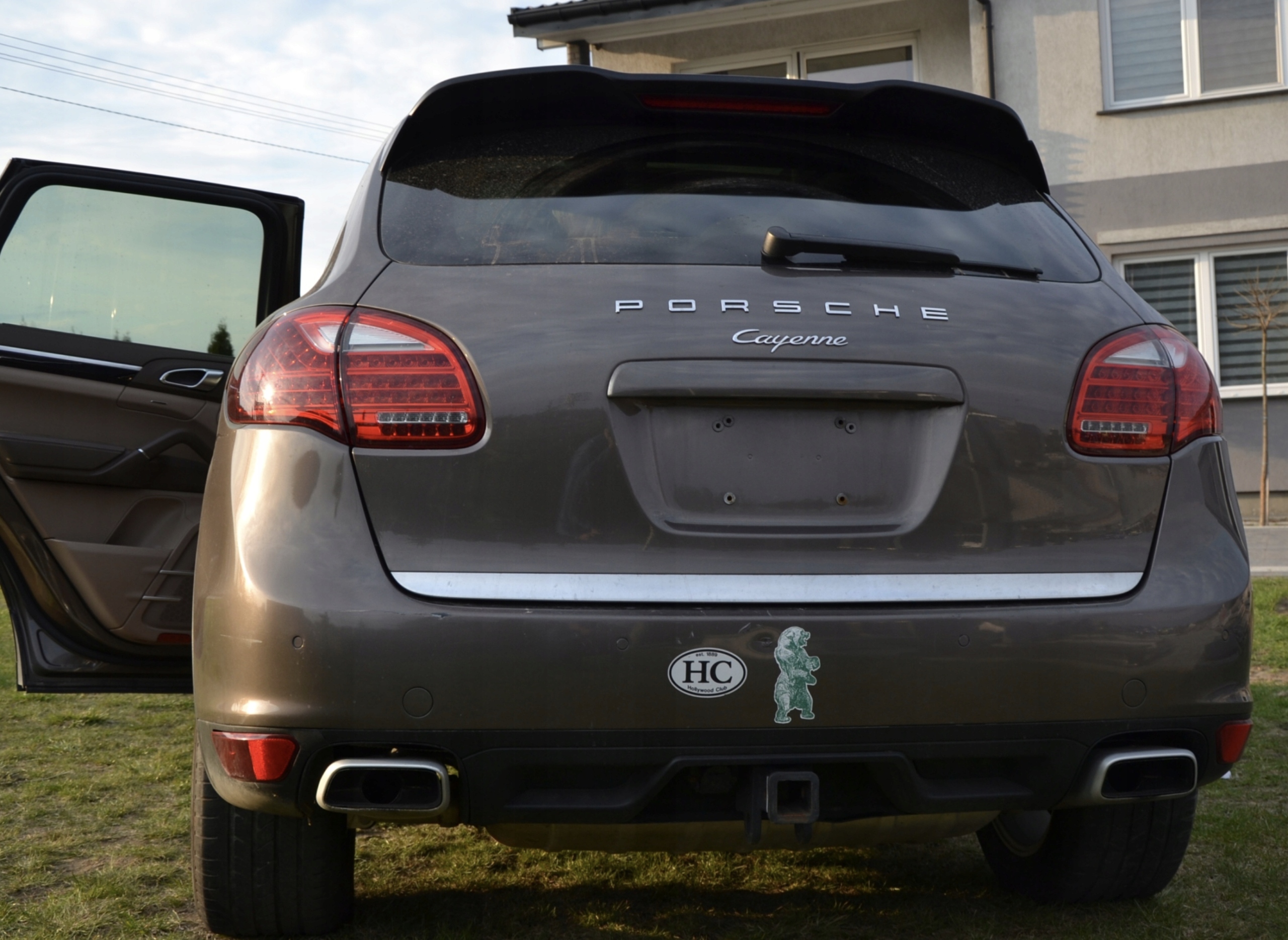 Porsche CAYENNE 2 II - Listwa chrom chromowana. na klapę bagażnika Tuning