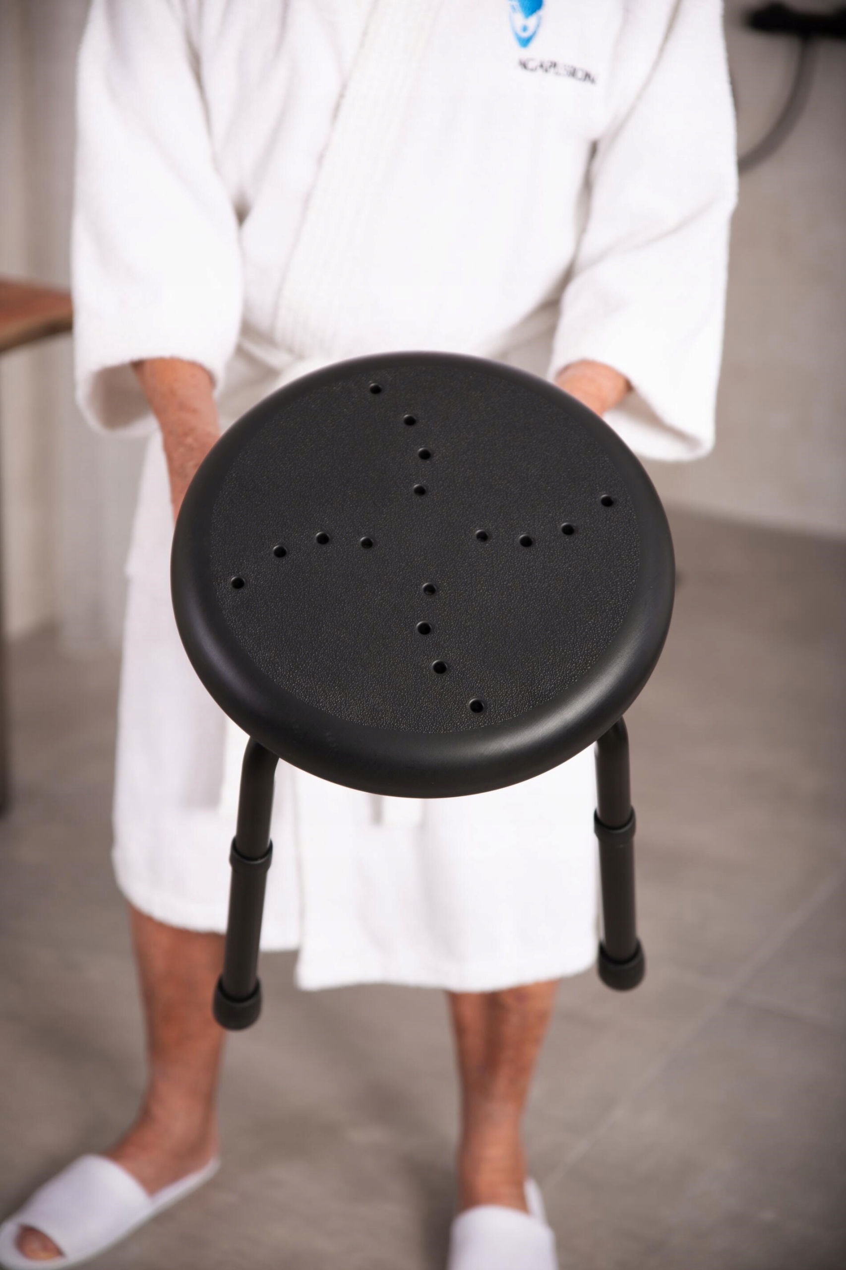 RIDDER Go taboret czarny