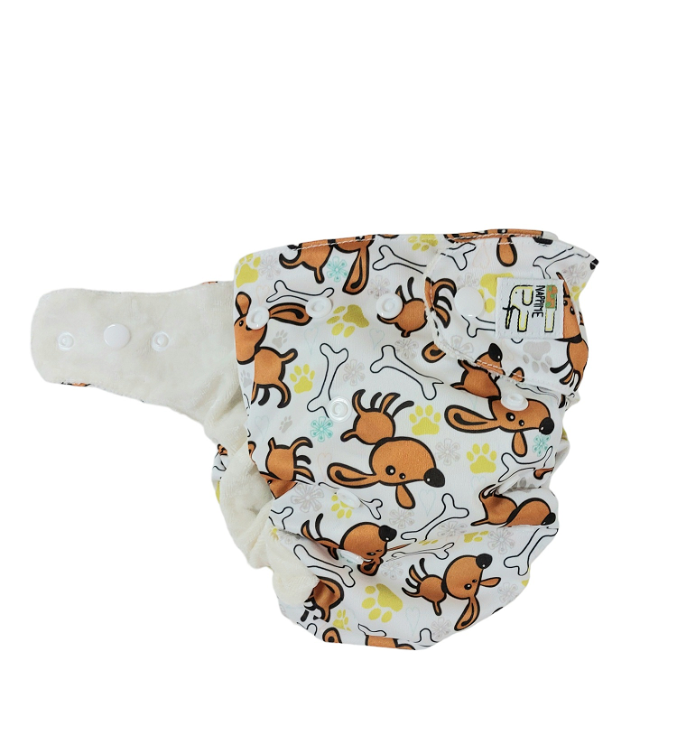 Pieluszka Wielorazowa KIESZONKA BAMBUS PIESKI Pieluszki NappiMe