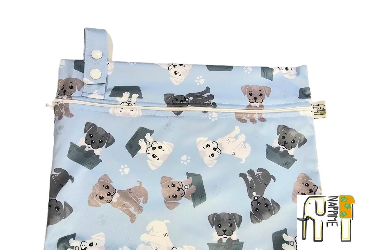 WOREK na Pieluszki PUL  PIESKI NIEBIESKIE Worki na Pieluszki NappiMe