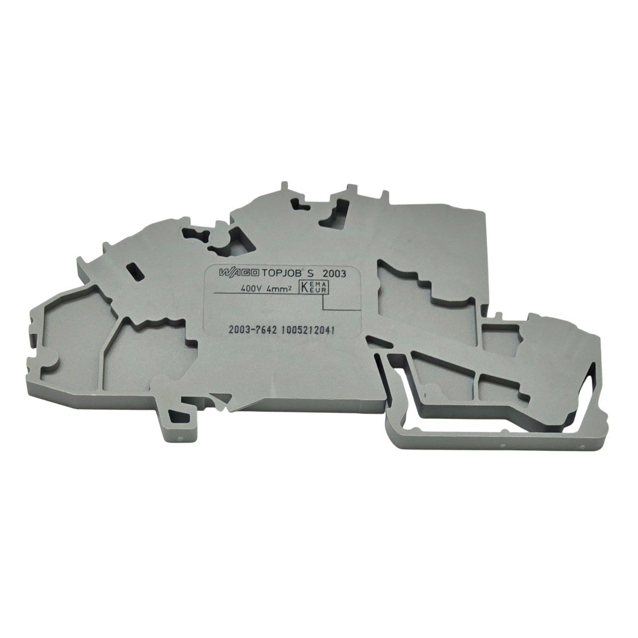 Wago 2003-7642 Multilevel installation terminal block; with operating slots; 2.5 mm²; L/L; Push-in CAGE CLAMP®; 2,50 mm²; gray — Terminal Blocks