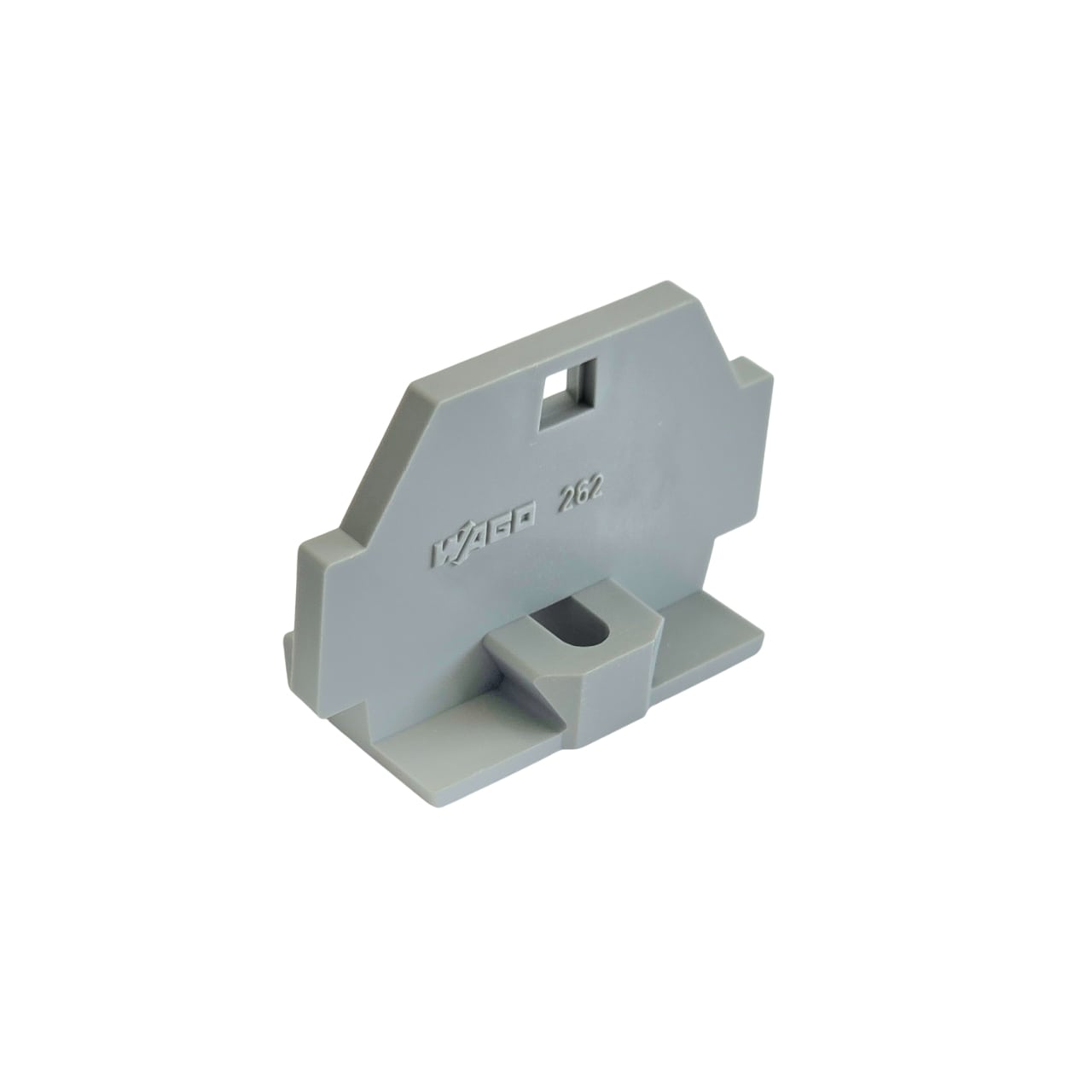 Wago 262-361 End plate; with fixing flange; gray — Terminal Blocks