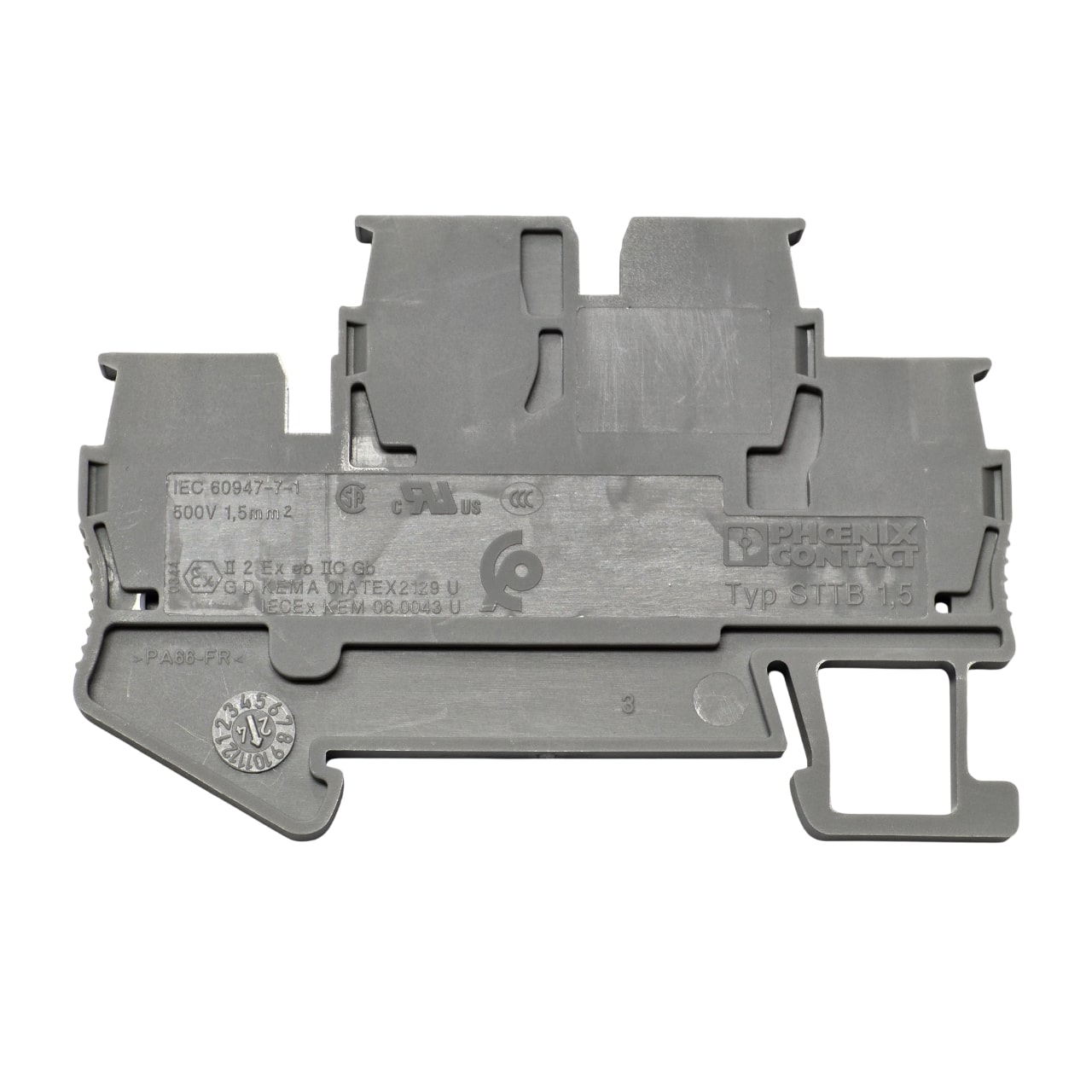 Phoenix Contact 3031157 STTB 1,5 - Double-level spring-cage terminal block — Terminal Blocks