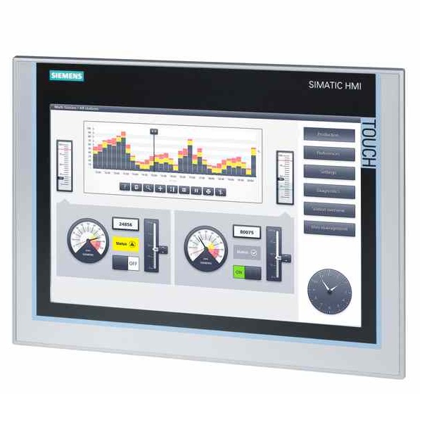 Siemens 6AV2124-0MC01-0AX0 SIMATIC TP1200 Comfort Panel, Model CE6.0, 12 TFT, 16:9 — HMI Panels & Monitors