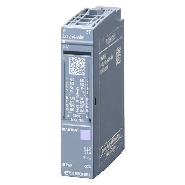 Siemens 6ES7134-6GB00-0BA1 SIMATIC ET 200SP ANALOG INPUT MODULE — PLC Modules & Extensions