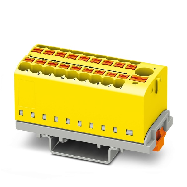 Phoenix Contact 3273116 PTFIX 6/18X2,5-NS35 YE - Distribution block — Terminal Blocks