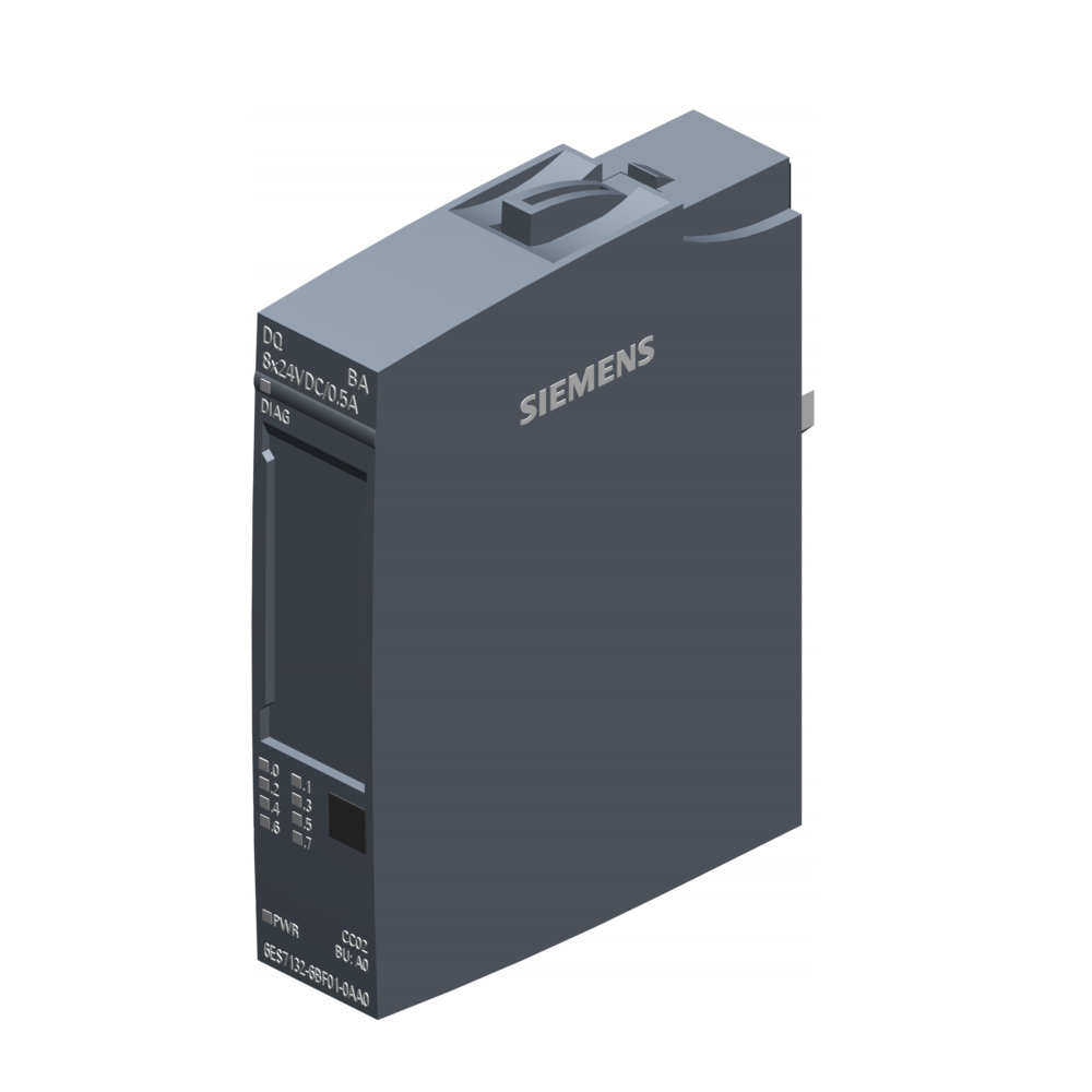 Siemens 6ES7132-6BF01-0AA0 ET 200SP. DQ 8x 24V DC/0.5A Basic. PU 1 — PLC Modules & Extensions