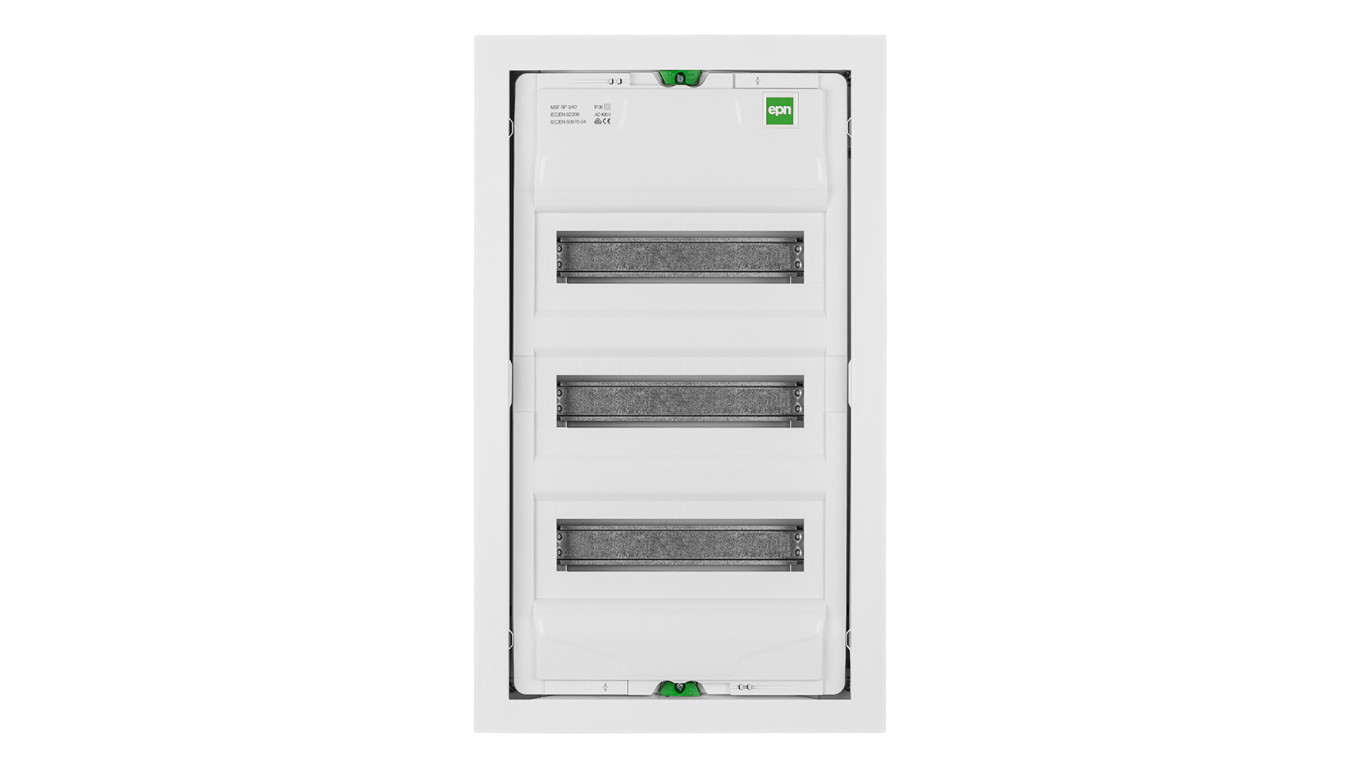 Rozdzielnica modułowa MSF RP 3x12 podtynkowa IK05 IP30 (N+PE) biała 2003-00