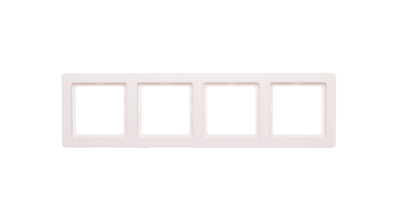 Berker Q1 Ramka poczwórna pozioma/pionowa śnieżnobiała 10146089