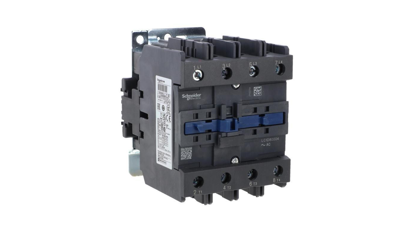 TeSys Deca Stycznik mocy 125A 4P 230V AC 0Z 0R LC1D80004P7