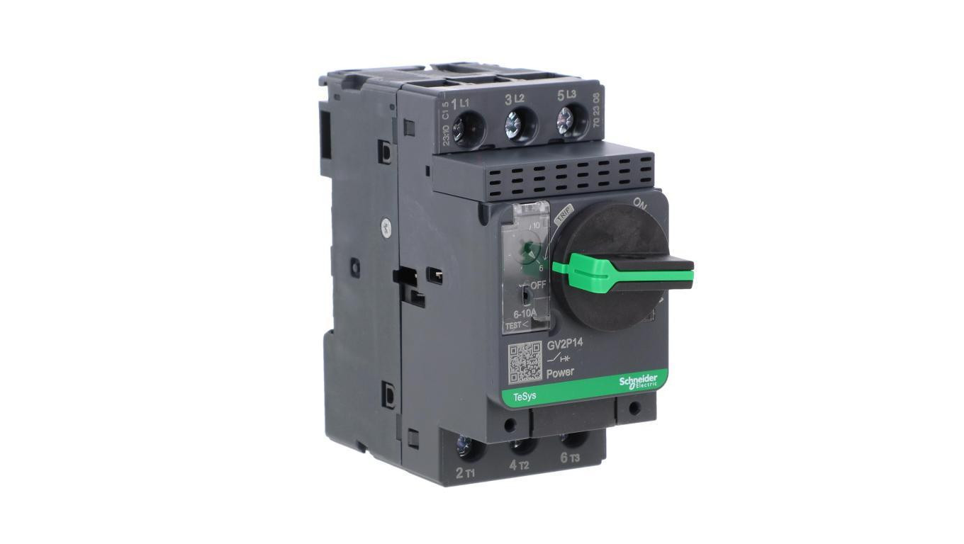 TeSys Deca Wyłącznik silnikowy 3P 4kW 6-10A GV2P14