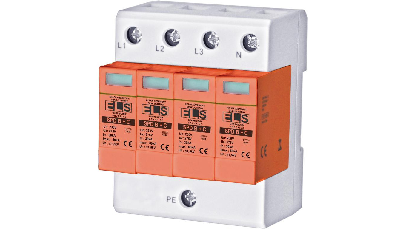 Ogranicznik przepięć ECO Typ T1+T2 5,0kA warystor T12 275/25 2+0 RC