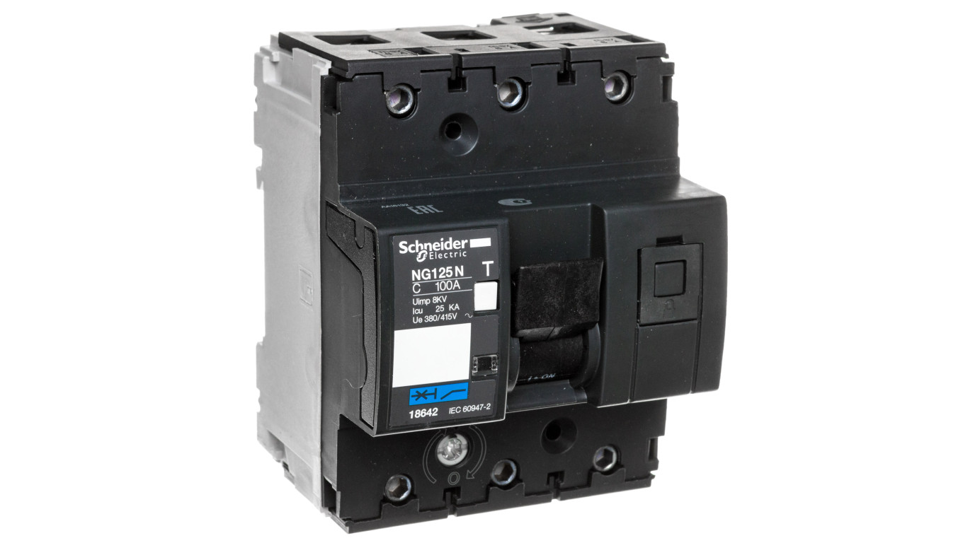 Wyłącznik nadprądowy 3P C 100A AC NG125N 18642
