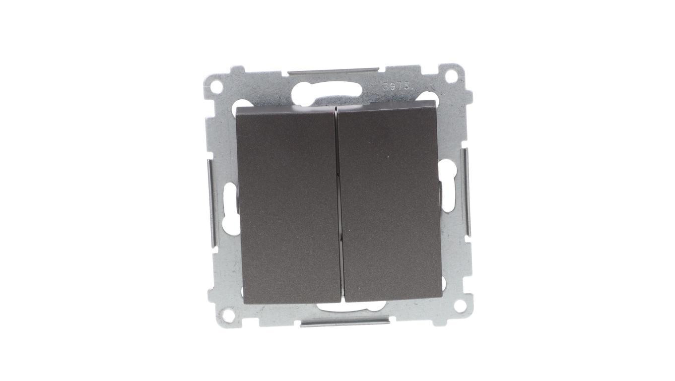 Simon 54 Łącznik świecznikowy, szybkozłącza, antracyt DW5B.01/48