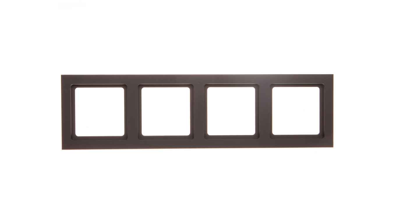 Berker Q.3 Ramka poczwórna uniwersalna antracyt/ aksamit 10146096